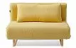 Диван-кровать Rosy 2-х местный, желтый/без принта