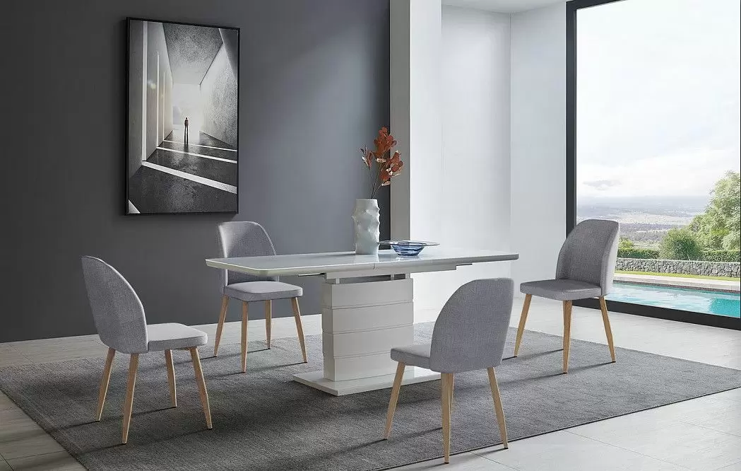 Стул Ronald, серый/дерево - фото 3