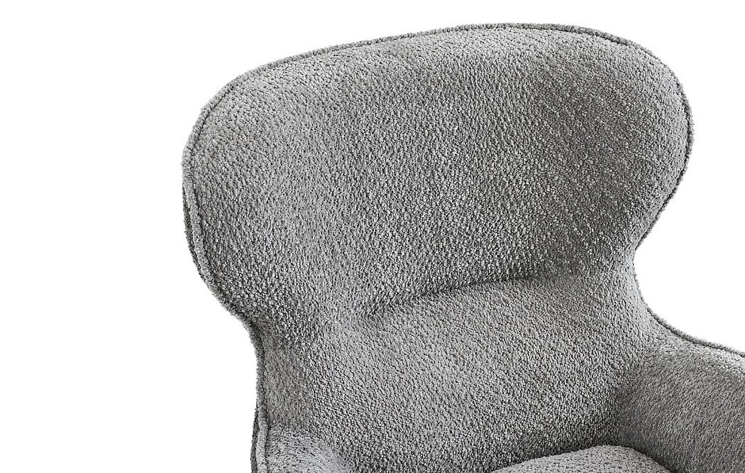 Кресло Sebastian, серый/темно-серый - фото 5