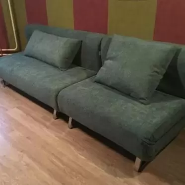 Диван-кровать Rosy 2-х местный, темно-бирюзовый/хром IMG-20210112-WA0002.jpg