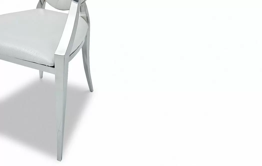 Стул с подлокотниками Lisa, белый - фото 6