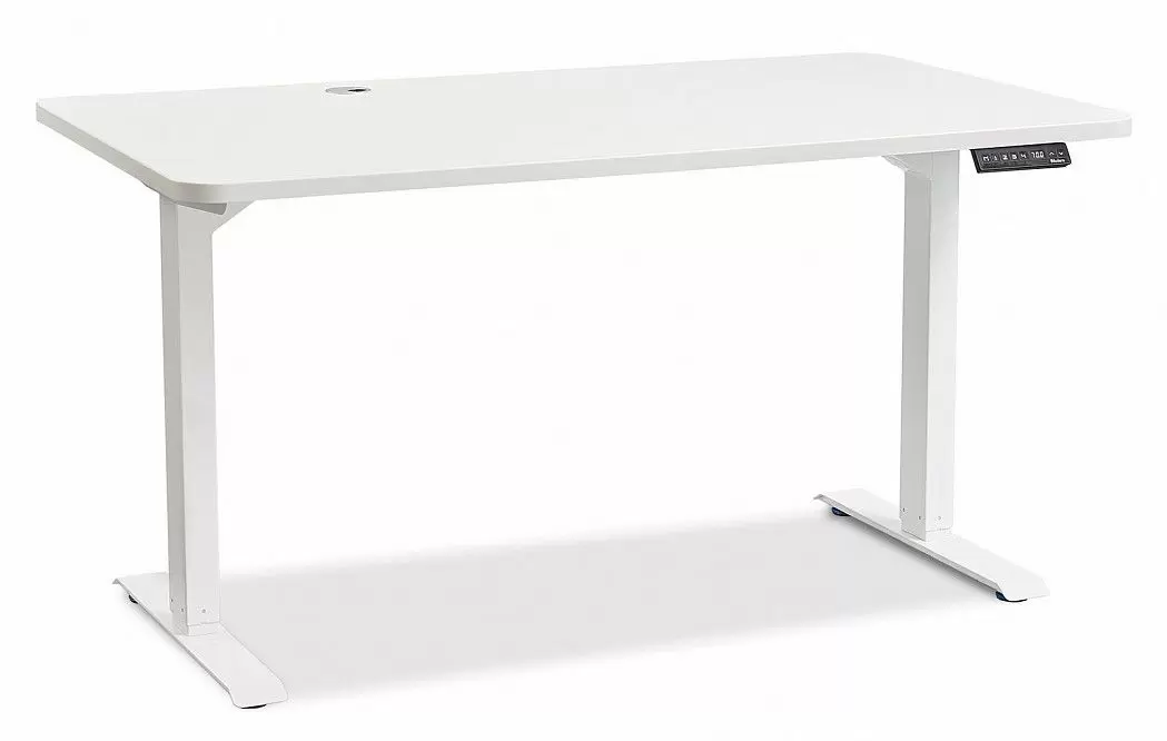 Стол New York (140) белый, регулируемая высота, электропривод - фото 6