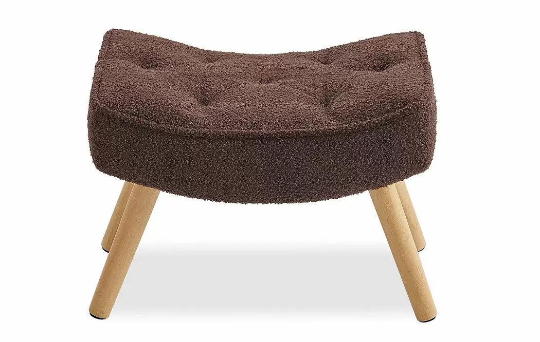 Оттоманка Hygge, коричневый/натуральный - фото 7