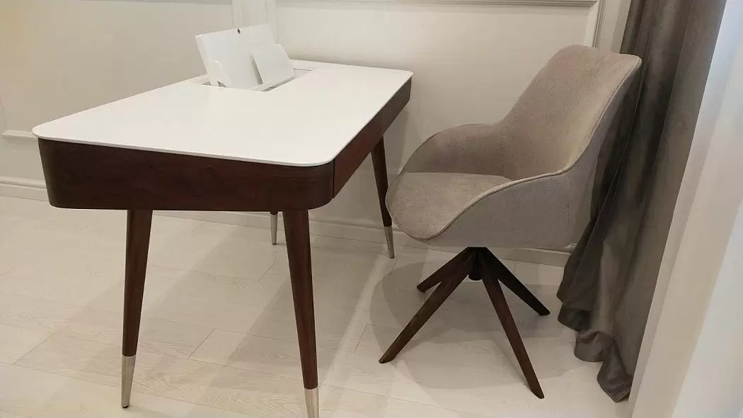 Стул Sheryl, бежевый/орех - фото 19