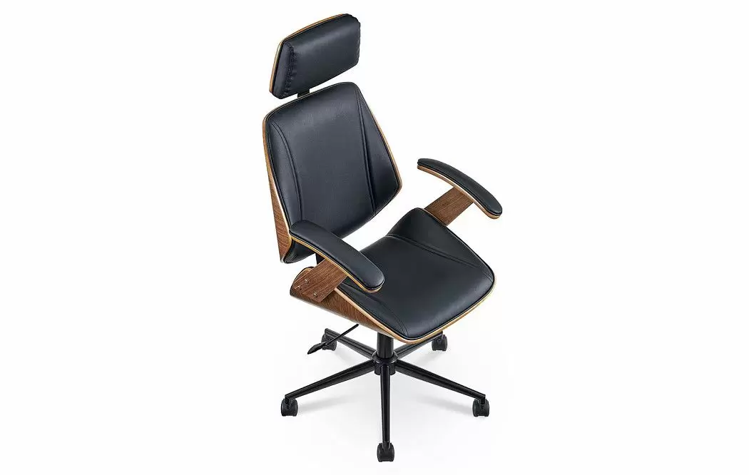 Кресло Benjamin, черный/орех - фото 8