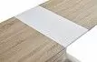 Стол раскладной Verona (140), светлый дуб/белый матовый