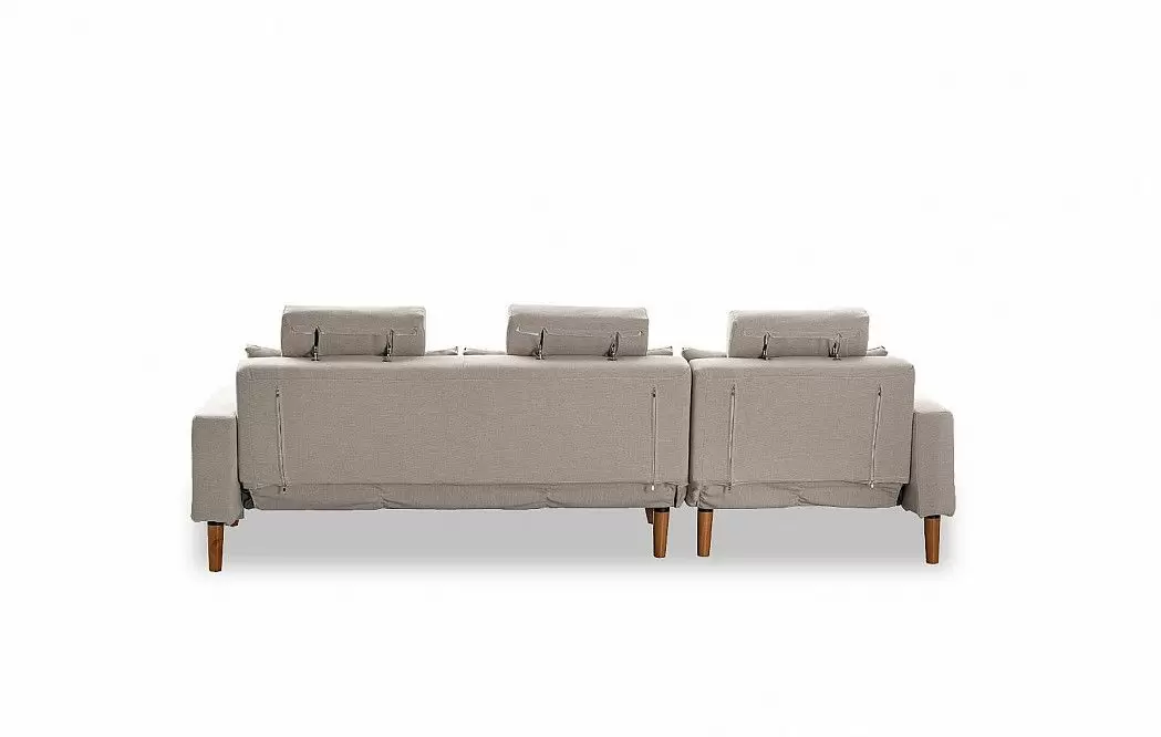 Диван-кровать Summer угловой (левый), бежевый - фото 8