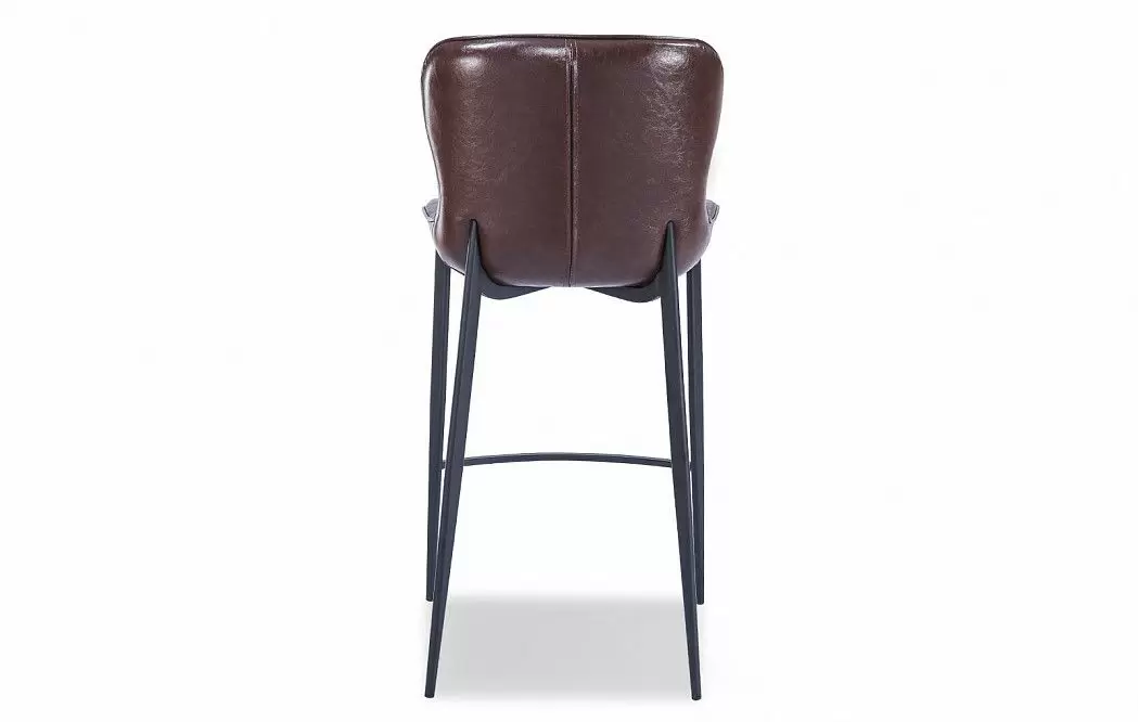 Стул полубарный Peggy (65), глянцевый шоколад/черный - фото 9