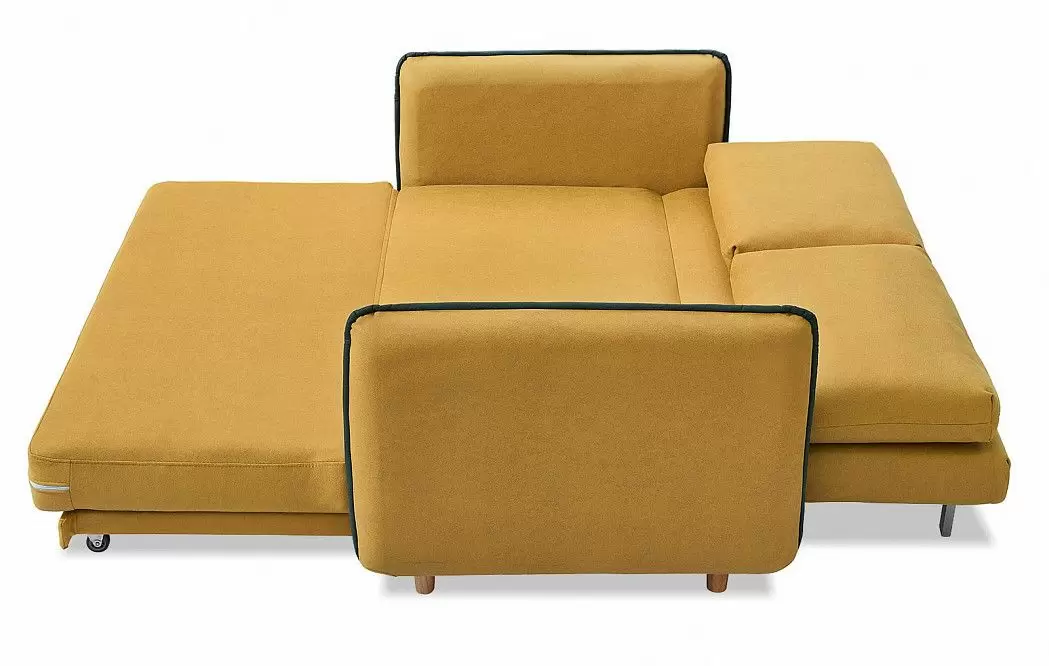 Диван-кровать Arizona 3-х местный, желтый/графит - фото 9
