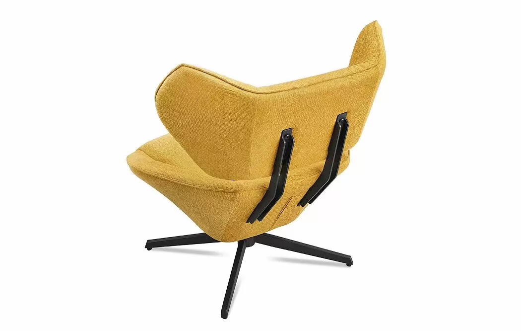 Кресло и оттоманка Boston, желтый - фото 11