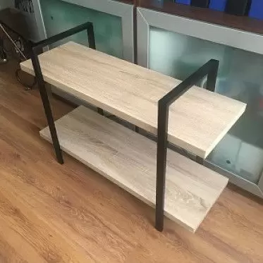 Стеллаж Abigail, дуб/черный 1635254737784.jpg