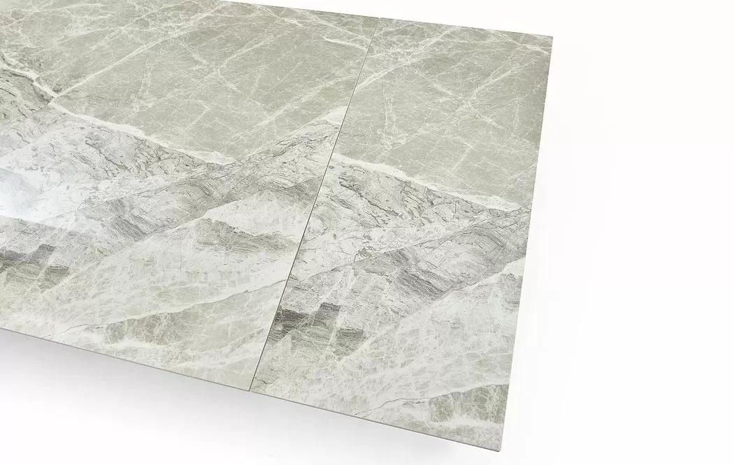 Стол раскладной Wilhelm 160-240, серая керамика/шампань - фото 14