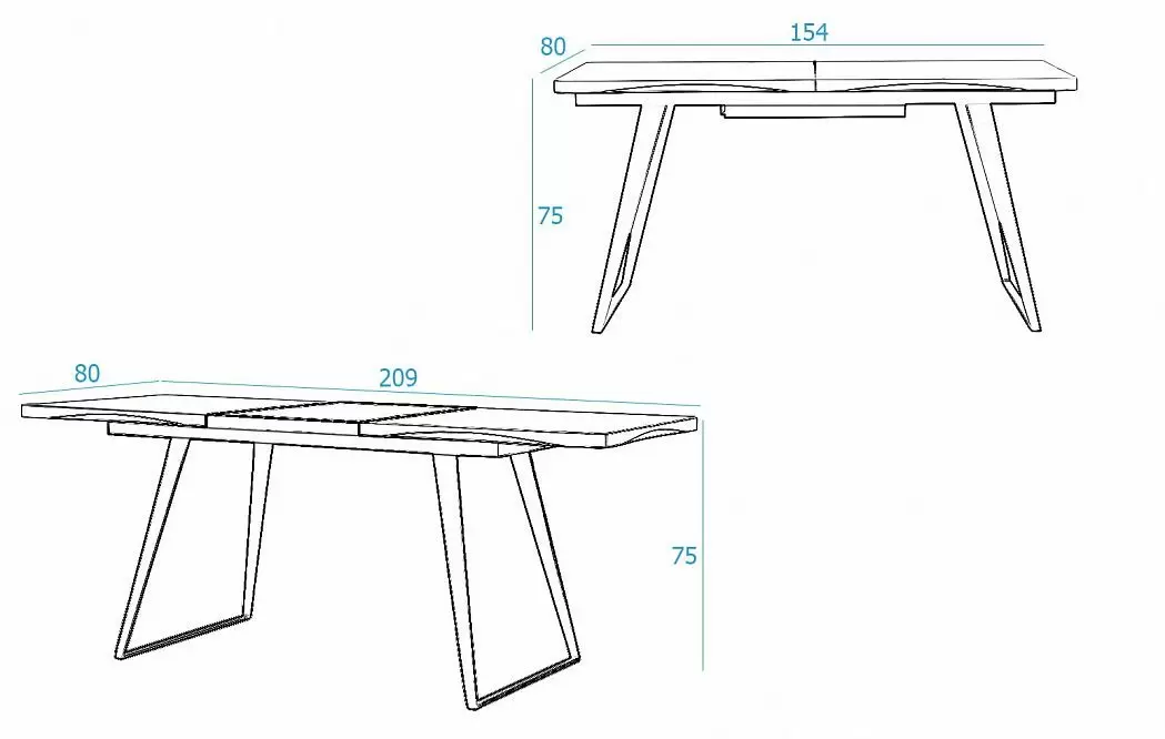 Стол раскладной Vermont, орех - фото 9