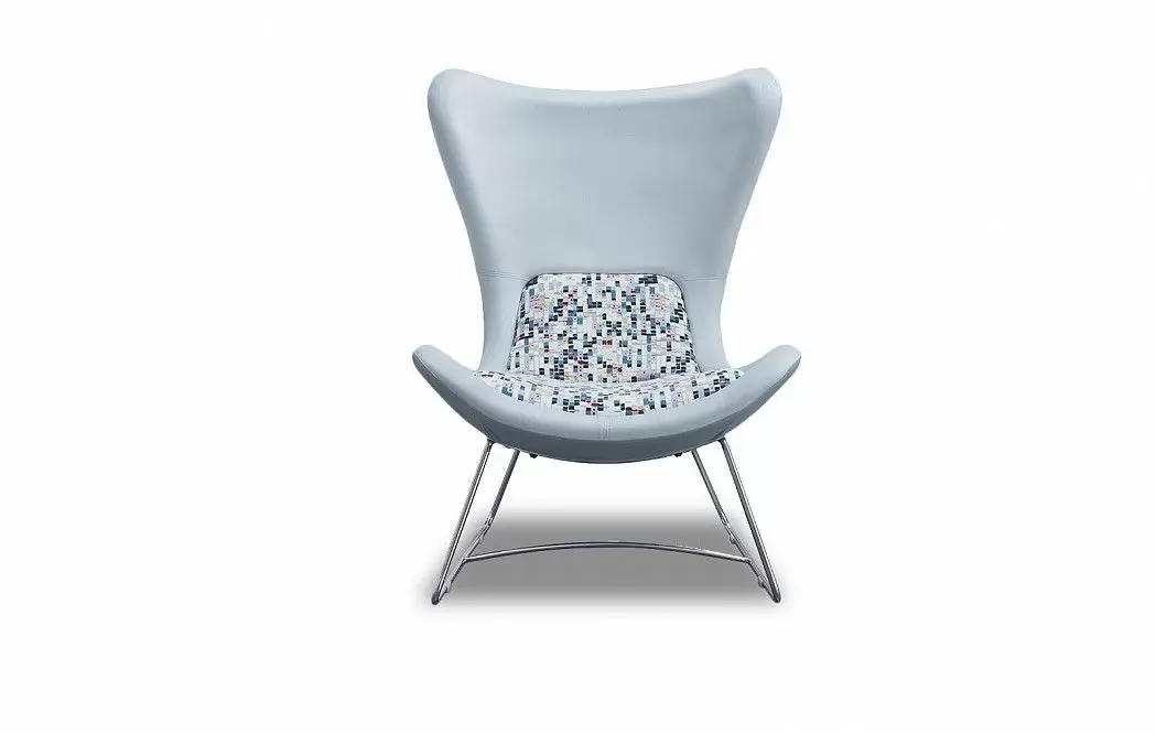 Кресло Weekend I, голубой/рисунок - фото 3