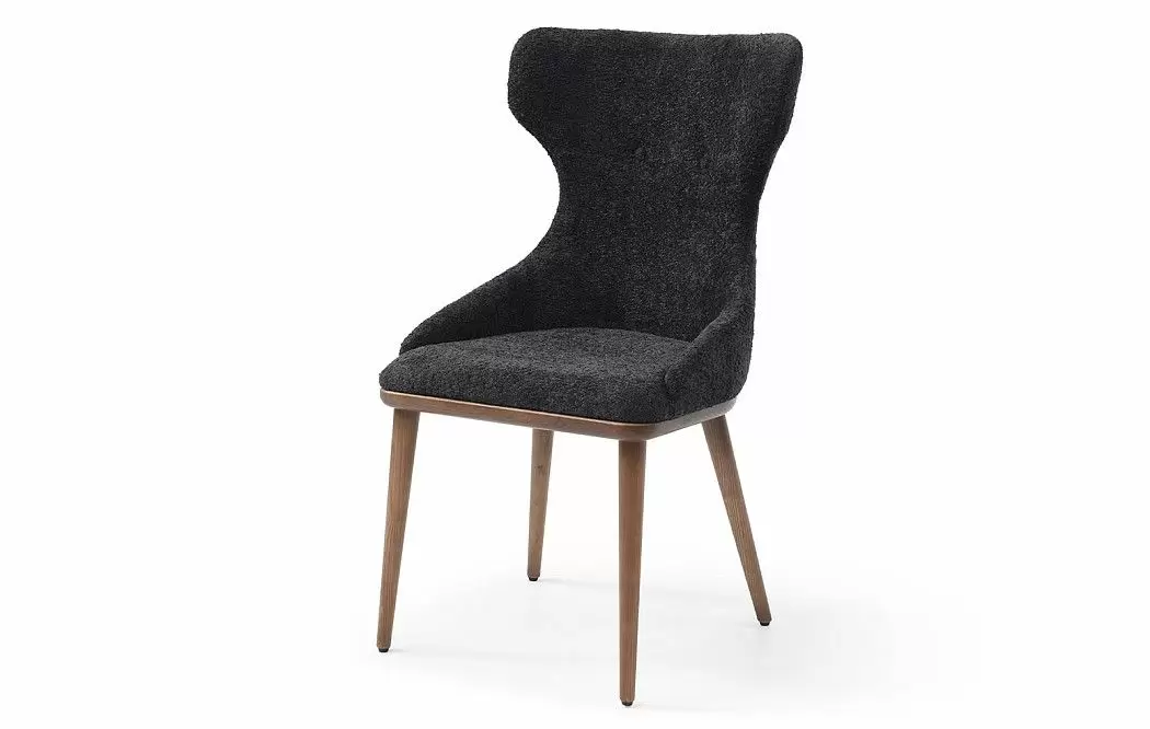 Стол Charlotta + 4 стула Augusta графит - фото 13