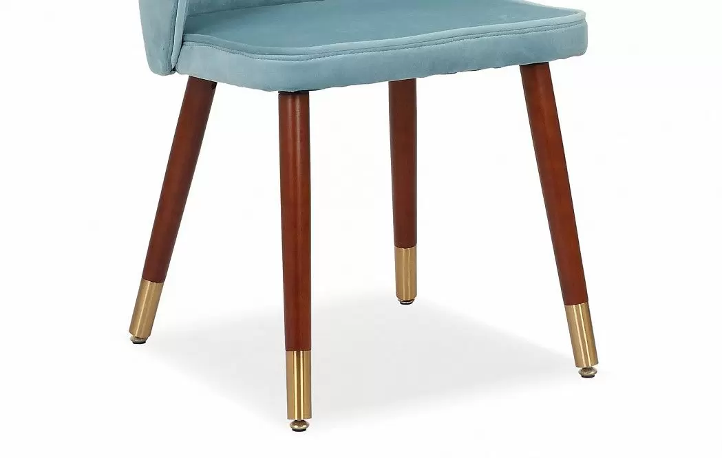 Стул Belle, голубой велюр - фото 6