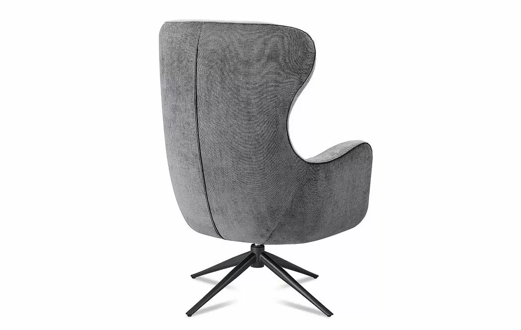 Кресло Lucille, серый/темно-серый - фото 9