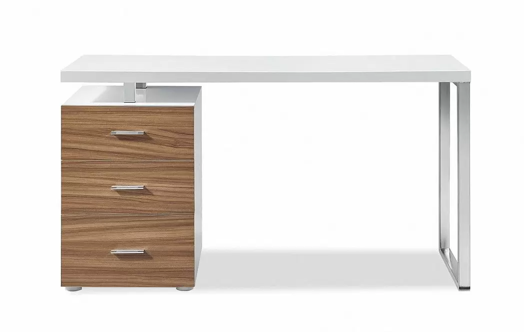 Стол письменный Endeavor, белый/дерево - фото 4