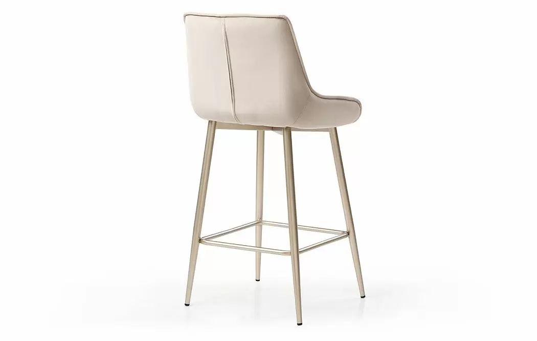 Стул полубарный Joely Bar (65), бежевый/шампань - фото 10