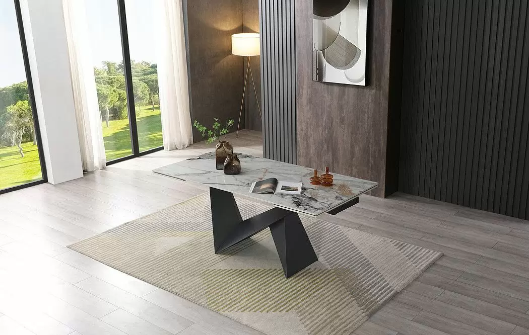 Стол Portofino Black + 4 стула Jess - фото 3