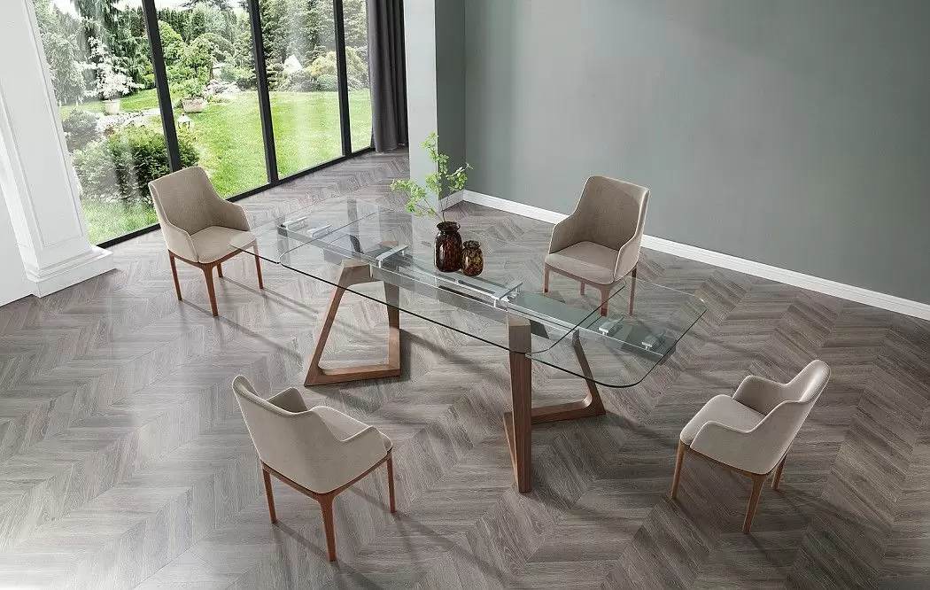 Стол раскладной Eden 180-260, орех - фото 17