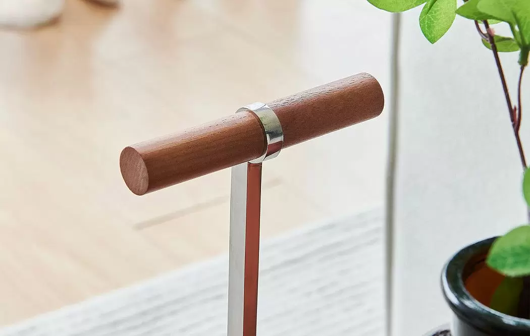 Столик сервировочный Eric (40), коричневый/сталь - фото 4