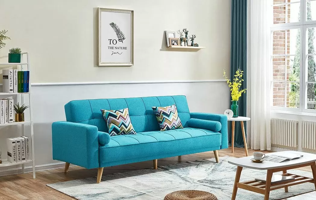 Диван-кровать Scandinavia, лазурный