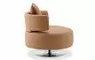 Кресло Sandra, карамель/мокко