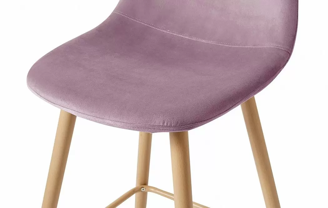 Стул барный Jackson Bar, пепельная роза/дерево - фото 4