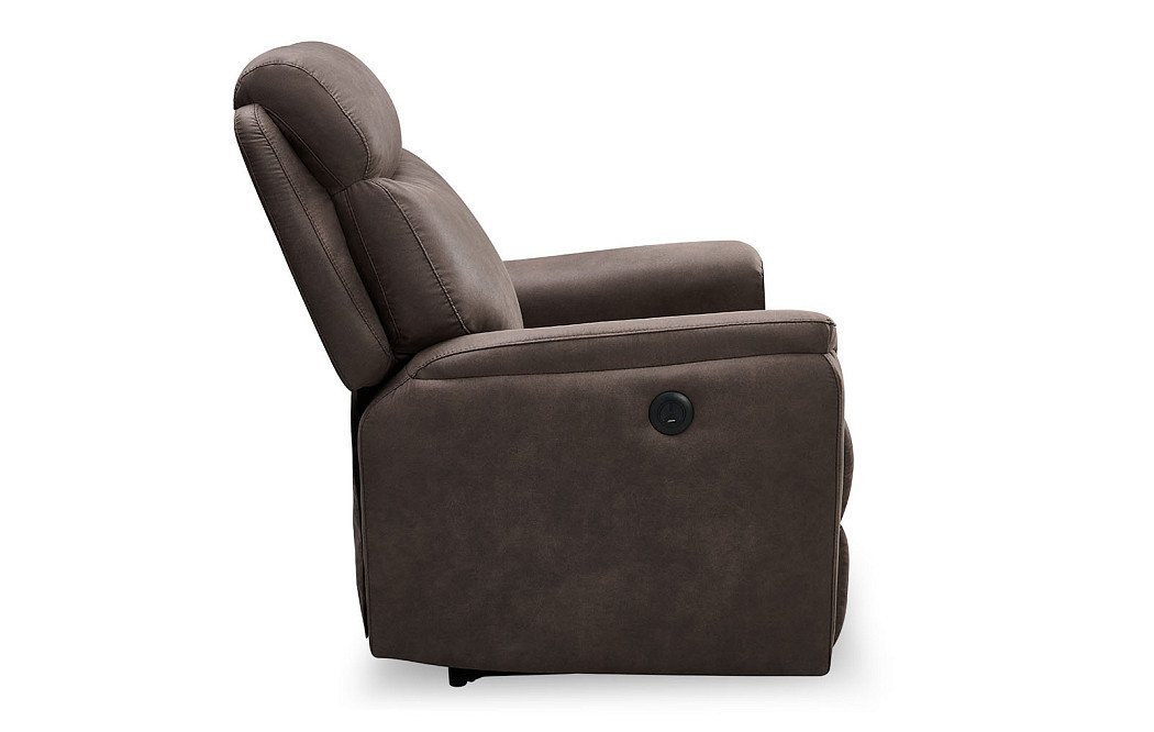 Кресло-реклайнер Stanley, коричневый - фото 11