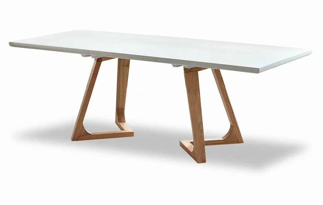 Стол раскладной Avalon (160), белый/ясень