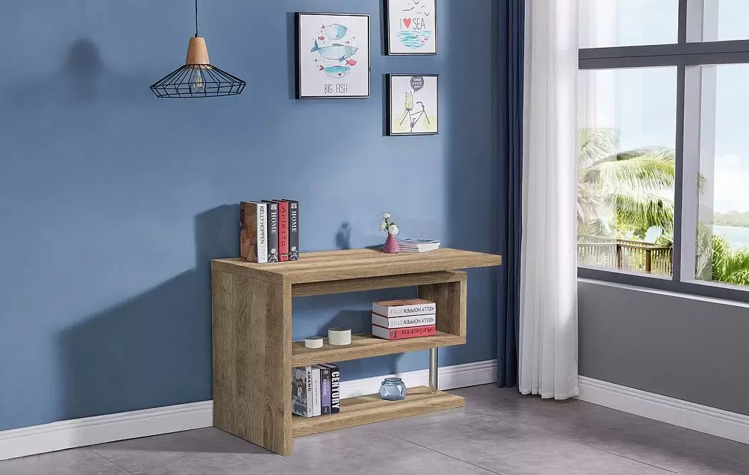 Стол письменный Creator, орех/хром - фото 2