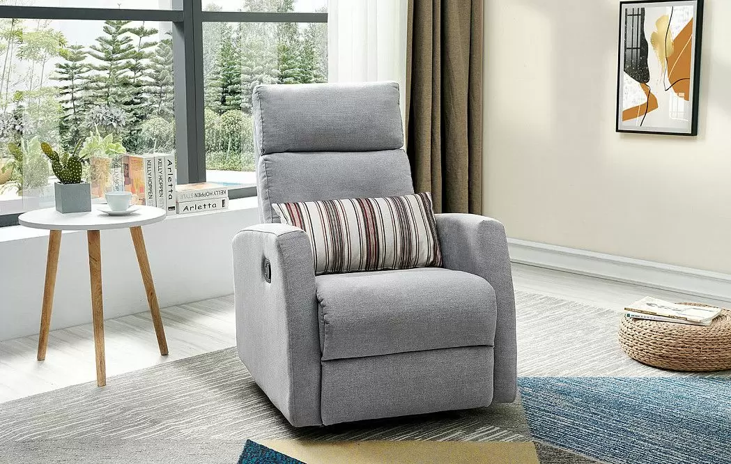 Кресло-реклайнер Vegas, серый - фото 2