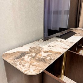 Стол Parma + 4 серых стула Joely