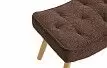 Оттоманка Hygge, коричневый/натуральный