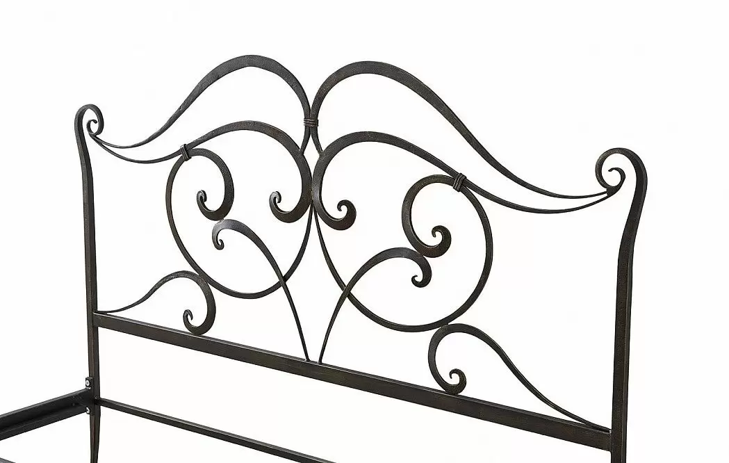 Кровать Francelina, черный с золотом - фото 11