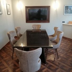 Стул Augusta, кремовый/орех