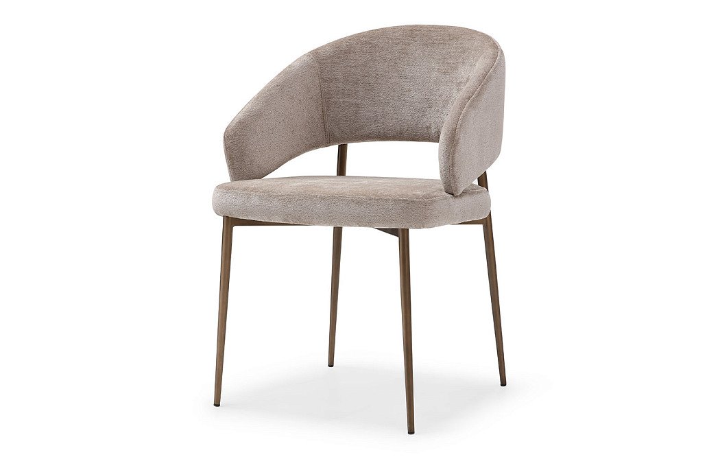 Стул Edgar, темно-бежевый/бронза - фото 11