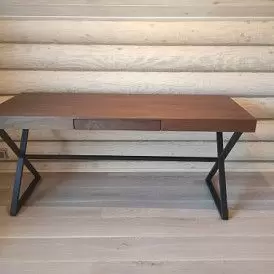 Стол письменный Sydney, орех/черный