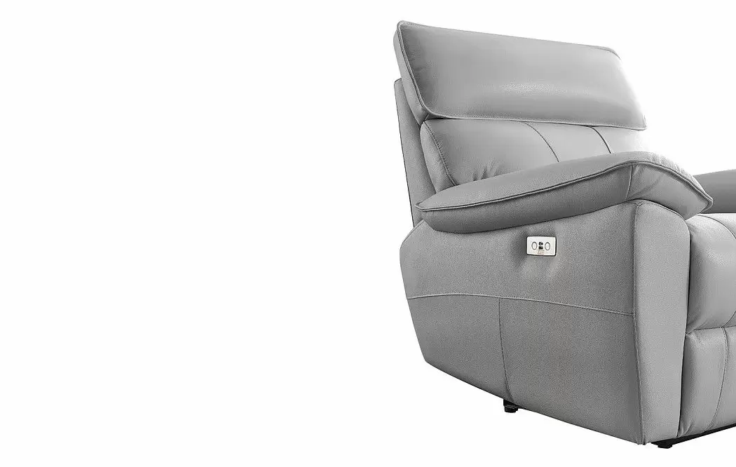 Кресло-реклайнер Allison, светло-серый - фото 11