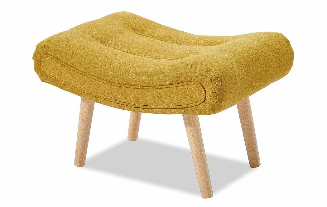 Кресло и оттоманка Dolce Vita, желтый шафран/натуральный - фото 10