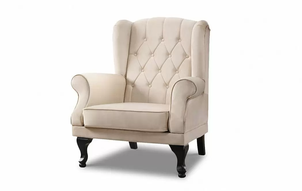 Кресло с банкеткой Lord, светло-бежевый - фото 5