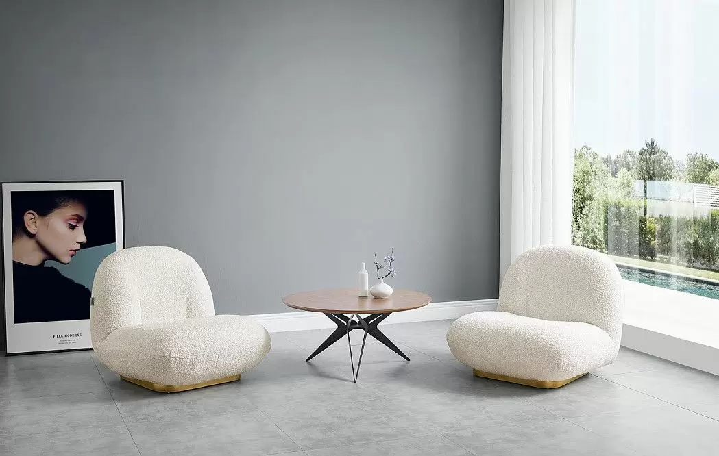 Стол журнальный Elegance (80), орех/черный - фото 2