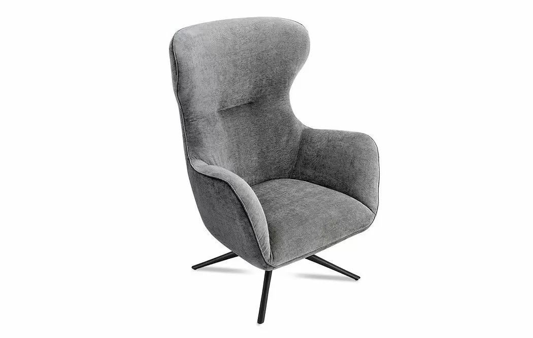 Кресло Lucille, серый/темно-серый - фото 6