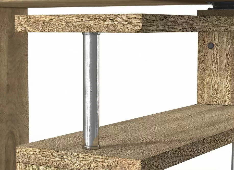 Стол письменный Creator, орех/хром - фото 9