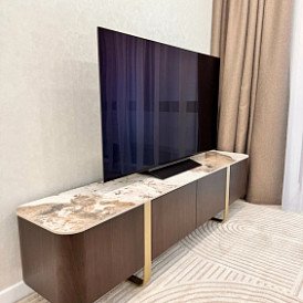 Стол Parma + 4 серых стула Joely