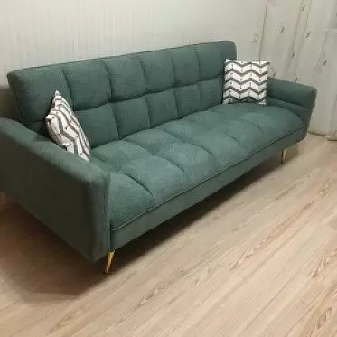 Диван-кровать Madrid, зеленый/золотые ножки 1635251132040.jpg