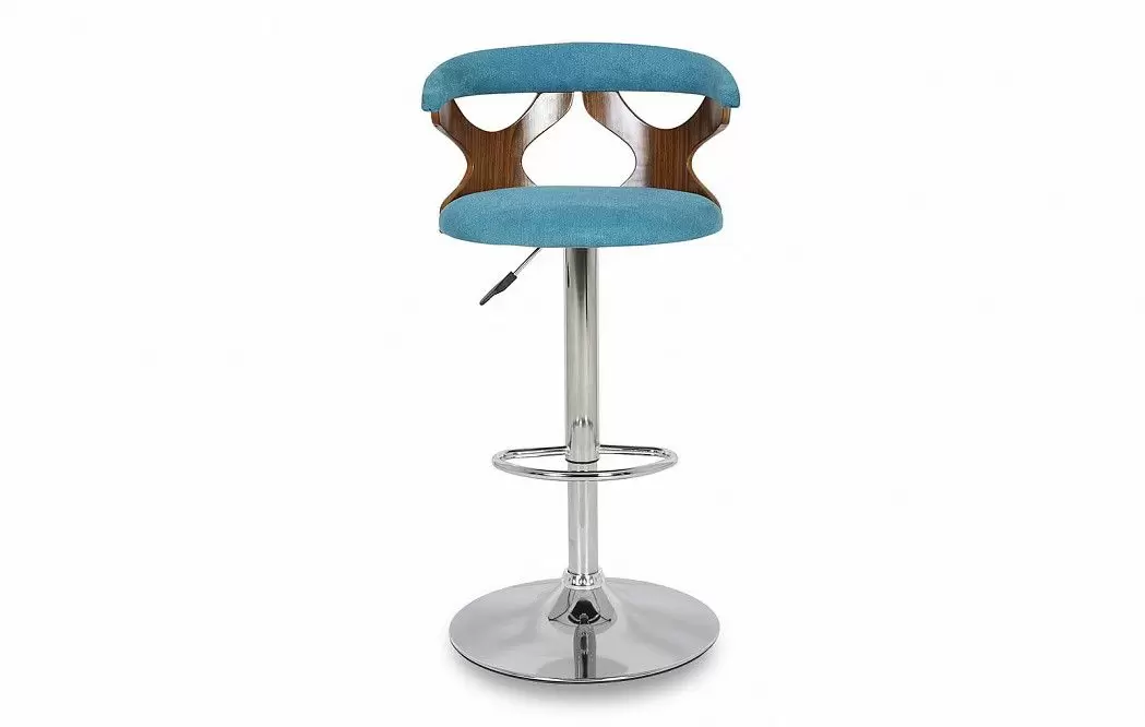 Стул барный Breeze, синий/орех - фото 2