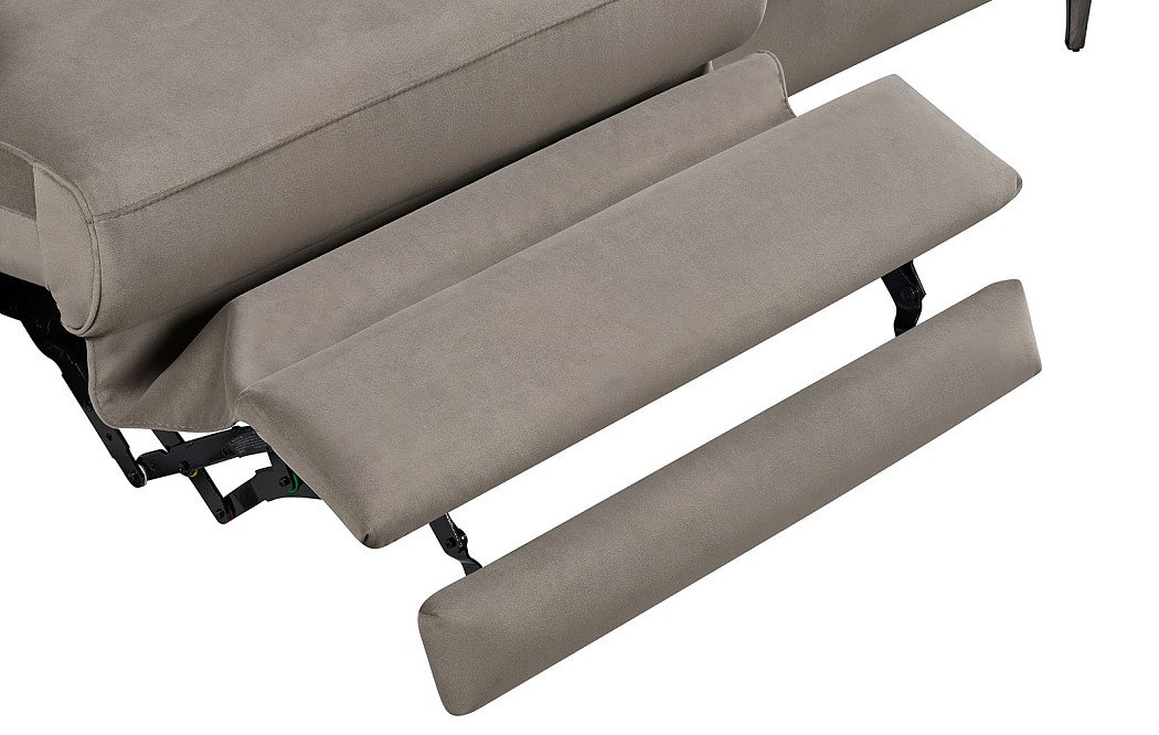 Диван-реклайнер Adeline угловой (правый), серо-коричневый - фото 8