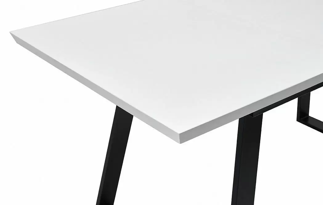 Стол раскладной Dakota 140-180, белый/черный - фото 13